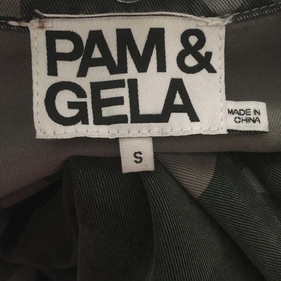 Pam & Gela Camo Tencel Jumpsuit - Picture 6 of 15